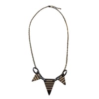 Stripe Triangles Necklace
