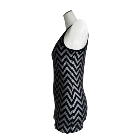 Silver Zigzag Tank