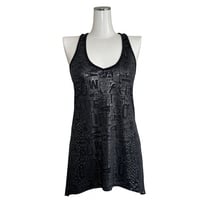 Foil Scale Print Tank Dress
