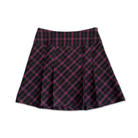 Pink Plaid Skirt