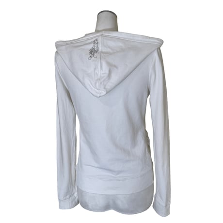 Soft Gather White Hoodie