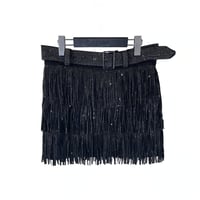 Sparkle Fringe Skirt