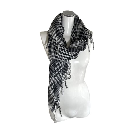 Gingham Check Scarf