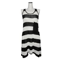 Striped Monochrome Dress