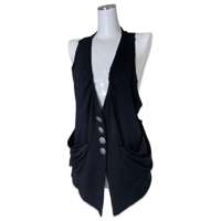 Black Gothic Vest