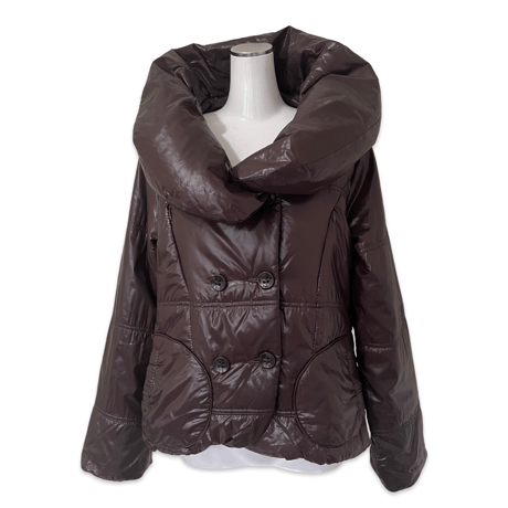 Double Button Puffy Jacket