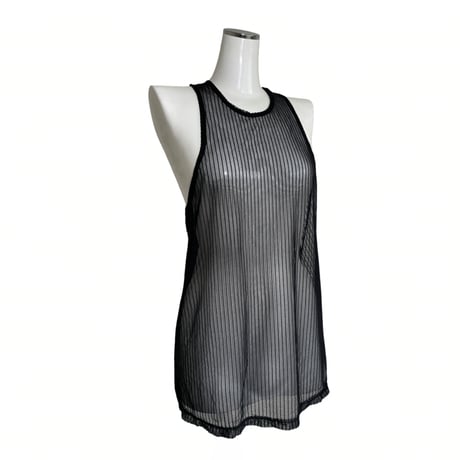 Mesh Stripe Top