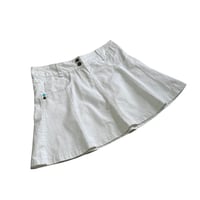 White Flare Mini Skirt