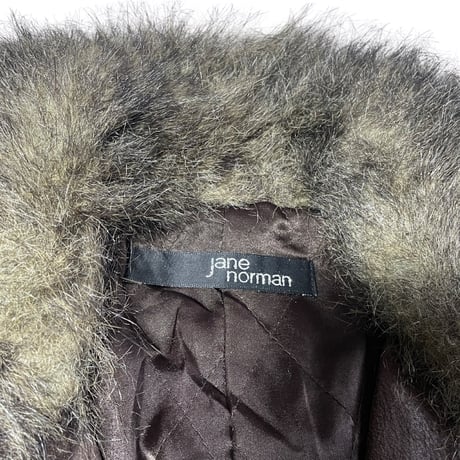 Suede Leather Fur Collar Jacket