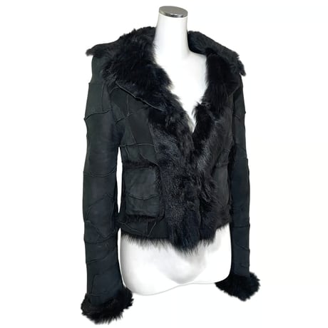 Black Fur Collar Jacket