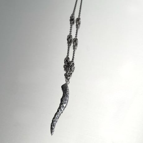 Fang Charm Long Necklace