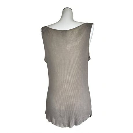 Silver Sequin Tank Top