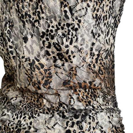 Leopard Lace Long Tank
