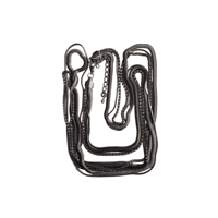 Three Chains Long Necklace