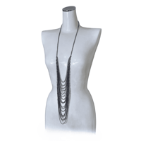 Multi Chains Long Necklace
