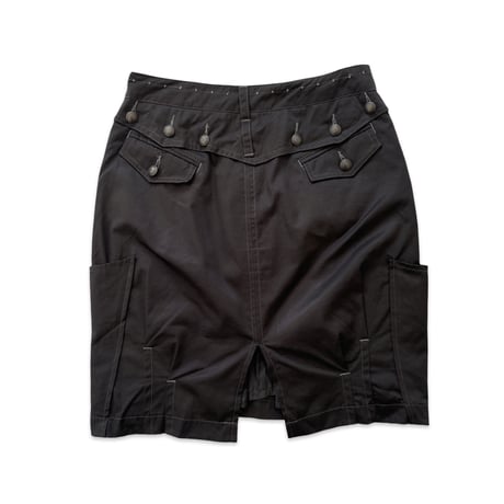 Black Cyber Skirt