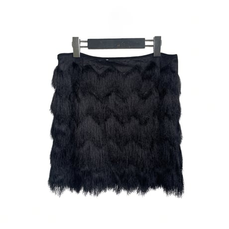 Shaggy Fiber Skirt