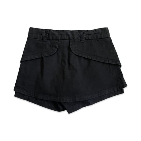 Black Layered Skort