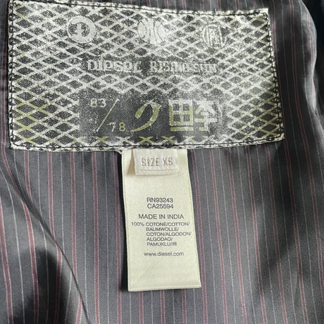 DIESEL Ash Fade Eyelet Jacket