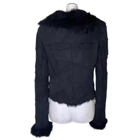 Black Fur Collar Jacket