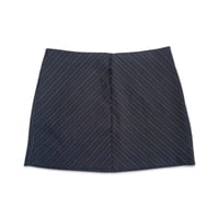 Pinstripe Chic Mini Skirt
