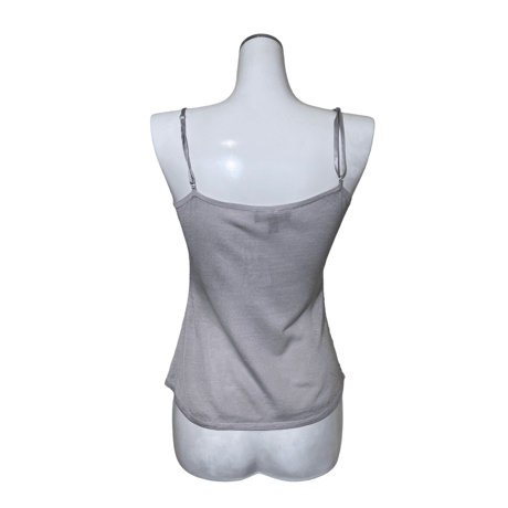 BEBE Silver Sequin Camisole