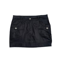 Dark Cargo Mini Skirt