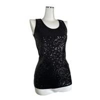 Black Sequin Top