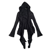 Gothic Draped Hooded Top