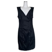 Double-breasted Goth Dress