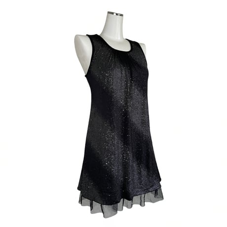 Black Glitter Tunic