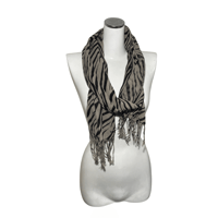 Zebra Pattern Scarf