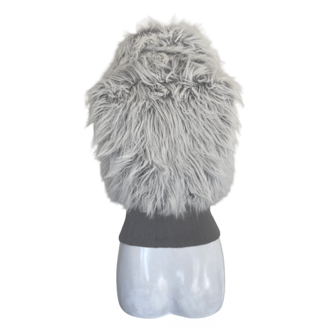 White Fur Studded Vest
