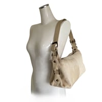 Beige Calf Hair Bag