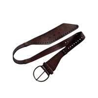 Asymmetric Leather Belt