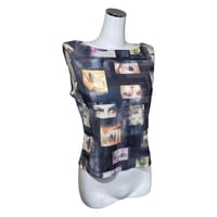 Digital Face Collage Top