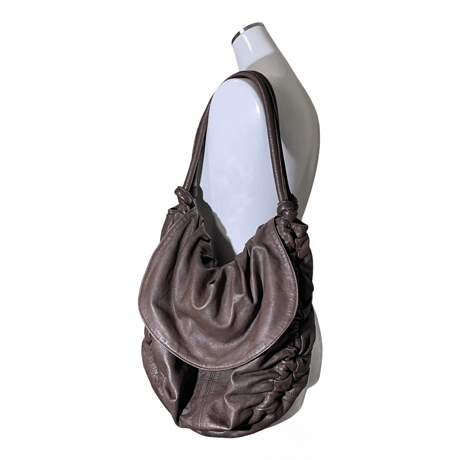 Gathered One Shoulder Bag