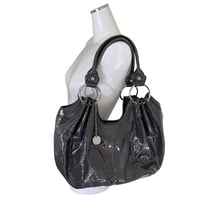 Patent Ring Hobo Bag