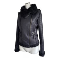 Faux Shearling Moto Jacket