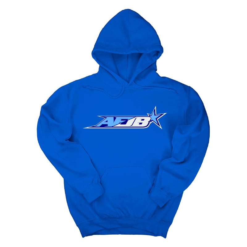 XL) AFJB official logo HOODIE / BLUE - パーカー