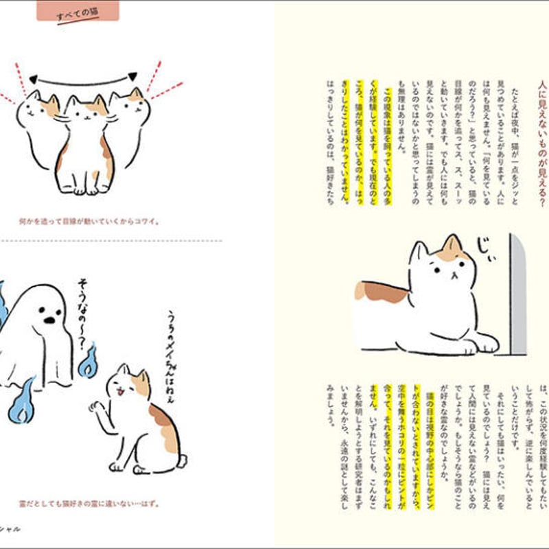 イラスト解説 猫のしぐさ解読手帖 | necoya books web store