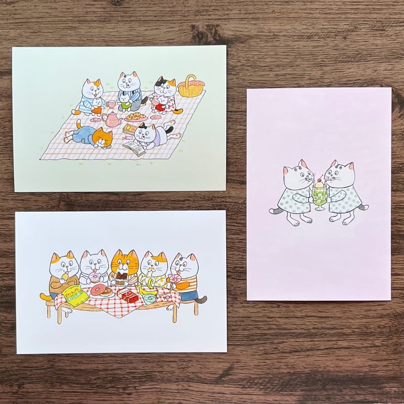 100ぴきかぞく」ポストカード | necoya books web store