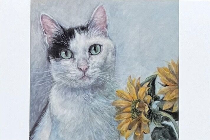 Čimi Cat painter 猫ポストカード | necoya books web store