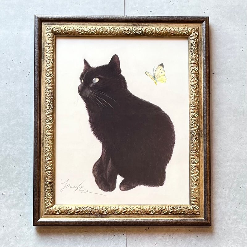 Mon Chéri モン・シェリ』山崎泰子 複製画＋加筆（本人直筆1点もの  