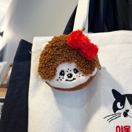 モンチッチxハローキティ フェイスミニポーチ