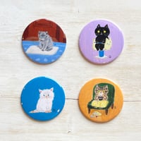モリ イラストレーター 缶バッジミラー