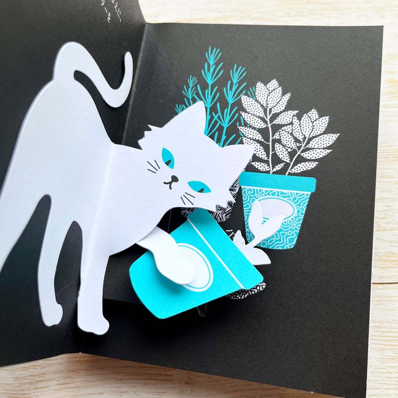 ポップアップ くろねこ／しろねこ | necoya books web store