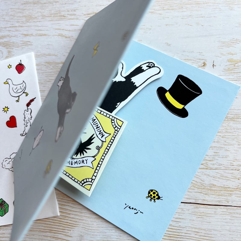 モデリ]ポップアップカード「Jumping Mo」 | necoya books web s