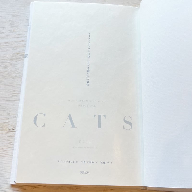 オールド・ポッサムの抜け目なき猫たちの詩集 | necoya books