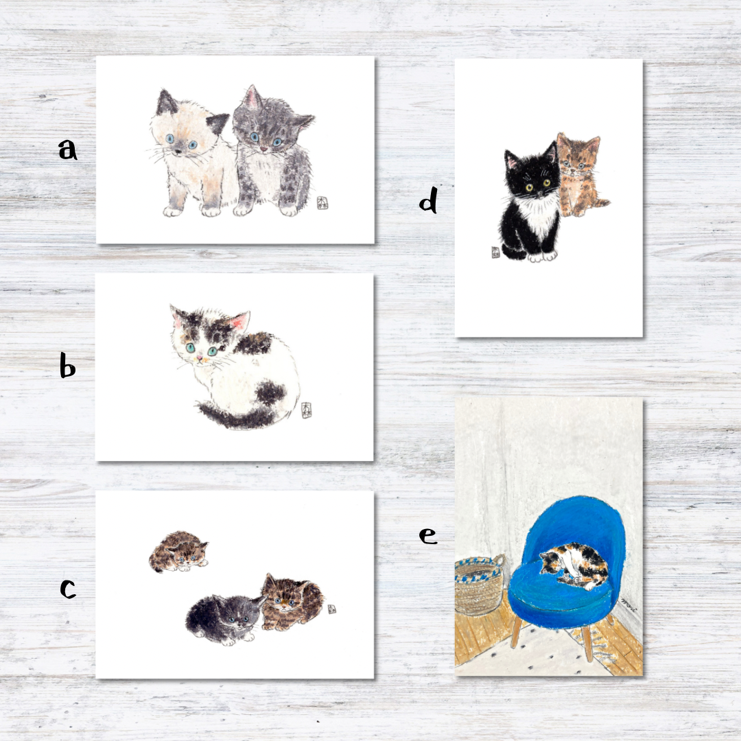 モリ イラストレーター 猫ポストカード | necoya books web store